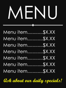 Picture of Restaurant Decals 11700024