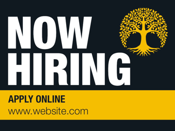 Picture of Now Hiring Sign 1
