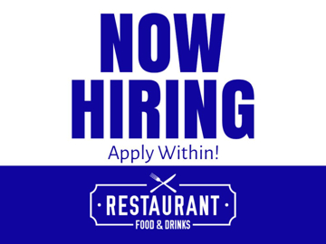 Picture of Now Hiring Sign 3
