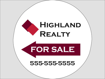 Picture of Circle Shaped Signs 1