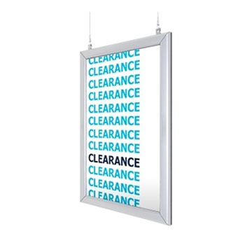 Picture of 28''h x 22''w Hanging Signframe Kit