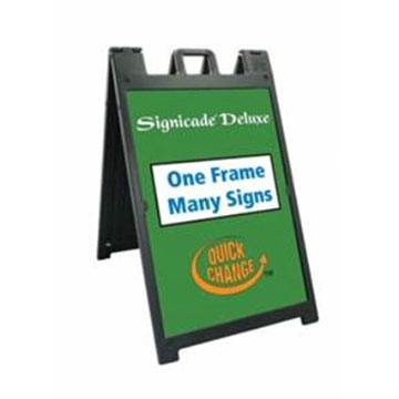 Picture of Black Deluxe Sandwich Board Blank