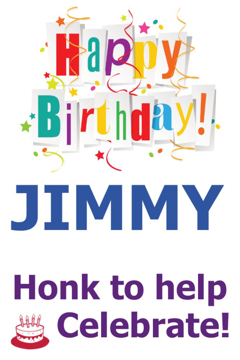 Picture of Birthday Sandwich Board Signs 872347631