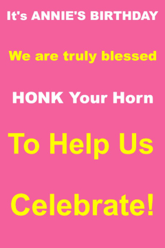 Picture of Birthday Sandwich Board Signs 872347571