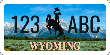 Picture of State Plates - Wyoming