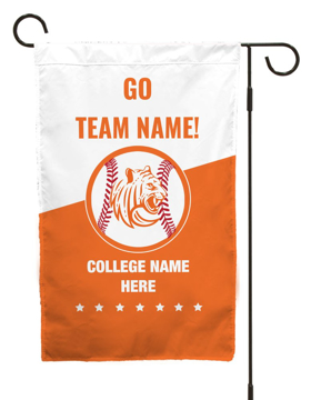 Picture of GF Sports & Clubs 1 - Orange and White 48" x 30"