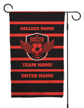 Picture of GF Sports & Clubs 2-Red and Black 48" x 30"