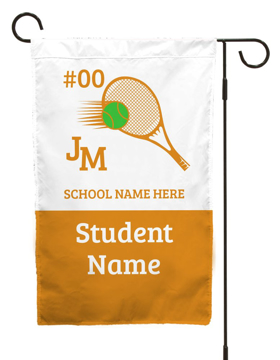 Picture of GF Sports & Clubs 4- Orange and White 48" x 30"