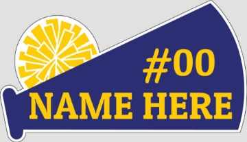 Picture of Megaphone Blue/Yellow