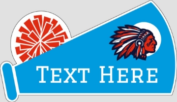 Picture of Megaphone Blue/White