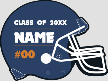 Picture of Helmet Shape Sign 3