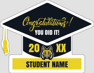 Picture of Grad Sign Cap w/ Text 1