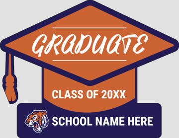 Picture of Grad Sign Cap w/ Text 2