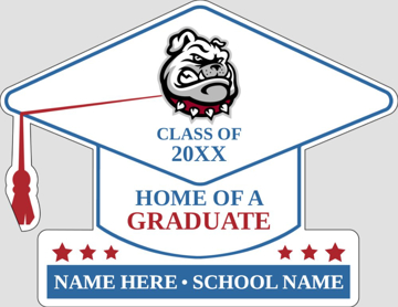Picture of Grad Sign Cap w/ Text 8