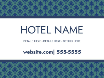 Picture of Hospitality 6-9" x 12"