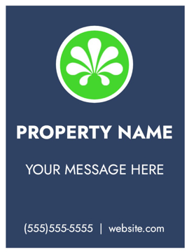 Picture of 24" x 18" Property Management 4