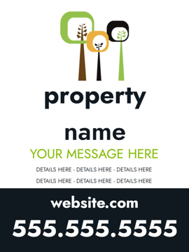 Picture of 24" x 18" Property Management 10