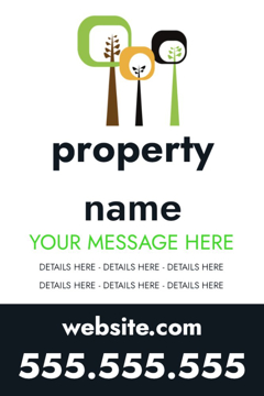 Picture of 18" x 12" Property Management 10