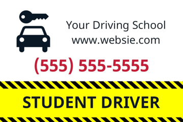 Picture of 12" x 18" Student Driver 3