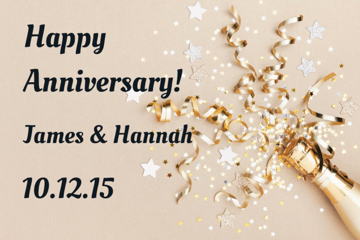 Picture of 12" x 18" Anniversary 2