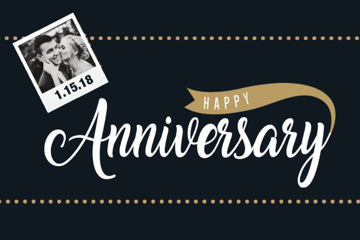 Picture of 12" x 18" Anniversary 3