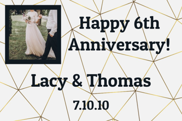 Picture of 12" x 18" Anniversary 4