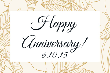 Picture of 12" x 18" Anniversary 7