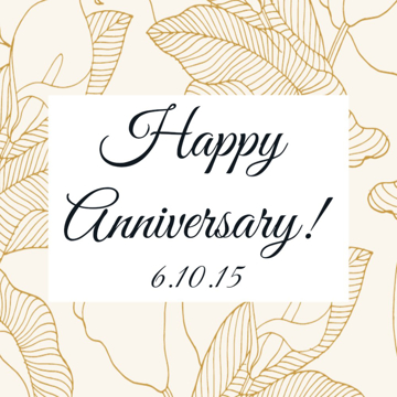 Picture of 24" x 24" Anniversary 7