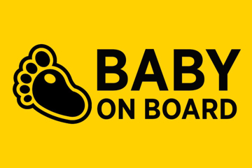 Picture of 12" x 18" Baby On Board 1