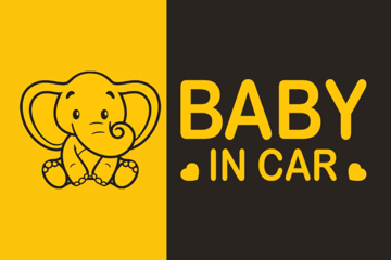 Picture of 12" x 18" Baby On Board 3