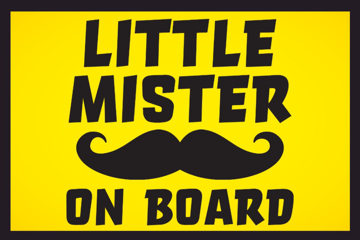 Picture of 12" x 18" Baby On Board 5