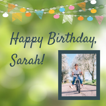 Picture of 24" x 24" Birthday 1