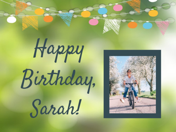 Picture of 9" x 12" Birthday 1