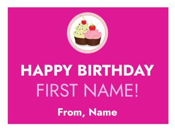 Picture of 9" x 12" Birthday 8