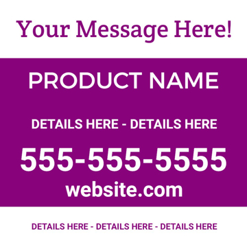 Picture of 12" x 12" Retail 14