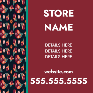 Picture of 12" x 12" Retail 4