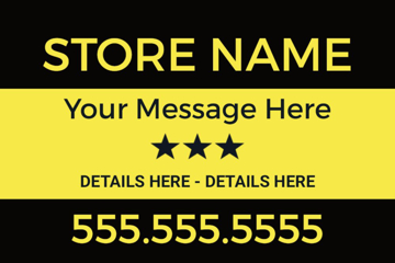 Picture of 12" x 18" Retail 10