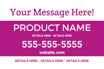 Picture of 12" x 18" Retail 14