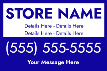 Picture of 12" x 18" Retail 21