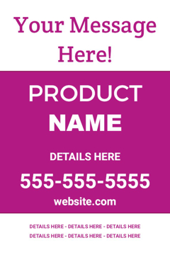 Picture of 18" x 12" Retail 14