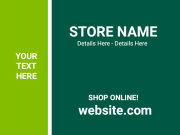 Picture of 18" x 24" Retail 12