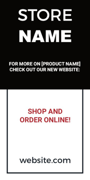 Picture of 24" x 12" Retail 13