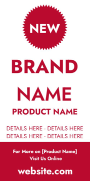 Picture of 24" x 12" Retail 15