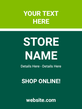 Picture of 24" x 18" Retail 12