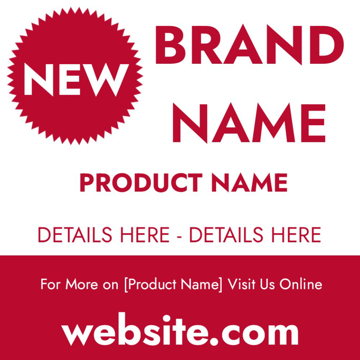 Picture of 24" x 24" Retail 15