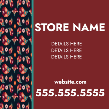 Picture of 24" x 24" Retail 4