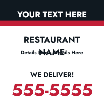 Picture of 12" x 12" Restaurant 22