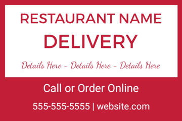 Picture of 12" x 18" Restaurant 18