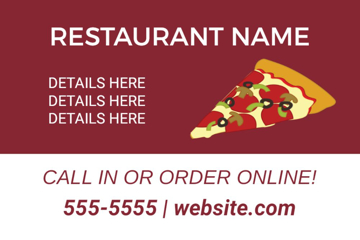 Picture of 12" x 18" Restaurant 23