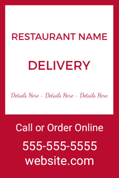 Picture of 18" x 12" Restaurant 18